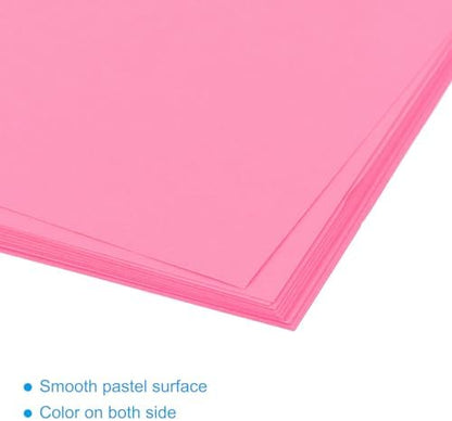 MECCANIXITY 25 Sheet Origami Paper Double Sided Fluorescent Pink 2.5x2.5 Inch Square Sheet for Art Craft Project, Beginners, Gift Decoration - Image 4