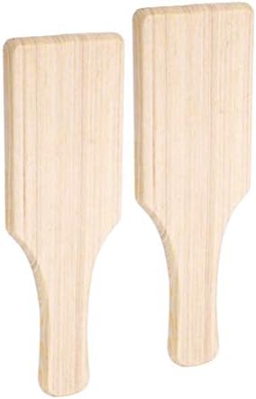 Wooden Sculpture Tools 2Pcs Clay Modeling Paddle Boards 7.67In for Ceramic Pottery Crafting Smooth Carving and DIY Art Projects by Healifty