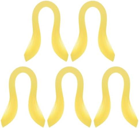 PATIKIL Quilling Strips Paper 600pcs 1.5mm 39cm Origami Paper Quilling Kits for Art DIY Craft Christmas, Lemon Yellow by PATIKIL