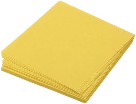 MECCANIXITY 50 Sheet Origami Paper Double Sided Lemon Yellow 2x2 Inch Square Sheet for Art Craft Project, Beginners, Gifts Decor by MECCANIXITY