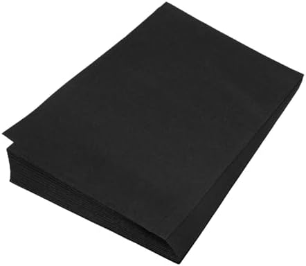 MECCANIXITY 100 Sheet Origami Paper Double Sided Black 8.3 x 5.8 Inch Square Sheet for Art Craft Project, Beginners, Gifts Decor by MECCANIXITY
