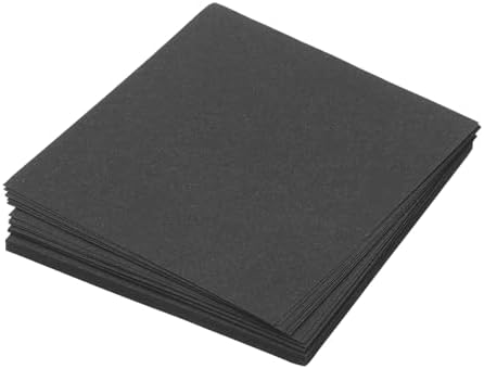 MECCANIXITY 50 Sheet Origami Paper Double Sided Black 2.5x2.5 Inch Square Sheet for Art Craft Project, Beginners, Gift Decoration by MECCANIXITY