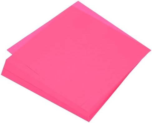 MECCANIXITY 100 Sheets Origami Paper Double Sided 8x8 Inch(20x20cm) Square Sheet for Art Craft Project, Beginners, Gifts Decor, Fluorescent Pink by MECCANIXITY
