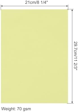 MECCANIXITY 100 Sheet Origami Paper Double Sided Light Gold 11.7 x 8.3 Inch Square Sheet for Art Craft Project, Beginners, Gifts Decor - Image 2
