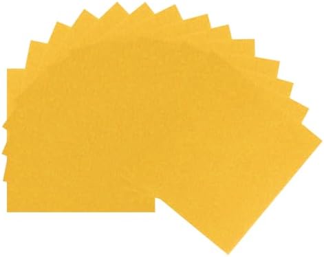 DMiotech 500 Sheets 2x2 Inch Origami Paper, Pale Yellow Square Origami Paper Easy Fold Double Sided Paper for DIY Arts and Crafts by DMiotech