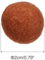PATIKIL Wool Felt Balls Beads Wool Felting Pom 2cm 20mm Coffee Brown for Home Crafts Handcrafts Project DIY Pack of 5 - Image 2