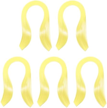 PATIKIL Quilling Strips Paper 600pcs 5mm 39cm Origami Paper Quilling Kits for Art DIY Craft Christmas, Yellow by PATIKIL