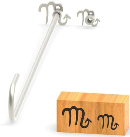 Branding Iron for Wood, Leather Branding Stamp 2Pcs Set (170#) by PKPKAUT