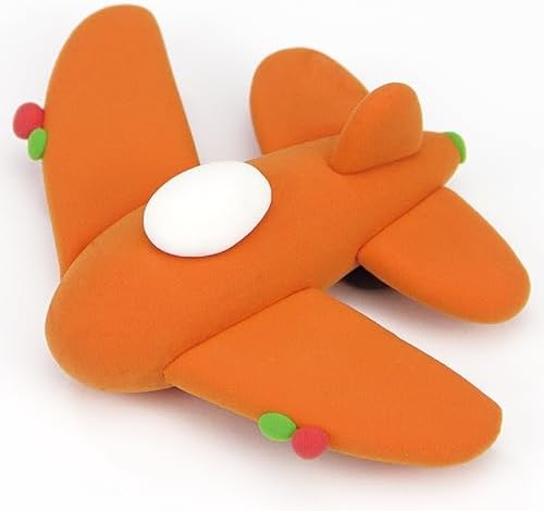 Cutedeer Orange Air Dry Clay, 1.1lb Foam Modeling Clay, Soft Squishy Molding for Kids Adults, Arts & Crafts Project Slime Supplies(1.1lb - 1 Pack, Orange) - Image 4