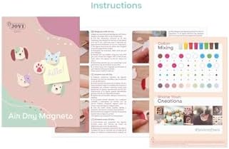 Jovi - DIY Air Dry Kit - Pets Magnets Gift Pottery Kit for Adults - Image 4