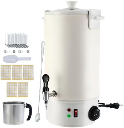 TCFUNDY Candle Making Wax Melter 10L Electric Non-Stick Wax Melting Pot DIY by TCFUNDY