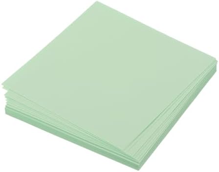 MECCANIXITY 50 Sheet Origami Paper Double Sided Light Green 2.5x2.5 Inch Square Sheet for Art Craft Project, Beginners, Gift Decoration by MECCANIXITY