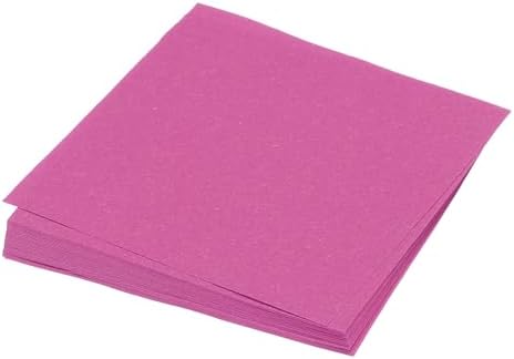MECCANIXITY 25 Sheet Origami Paper Double Sided Plum Red 5x5 Inch Square Sheet for Art Craft Project, Beginners, Gifts Decor by MECCANIXITY