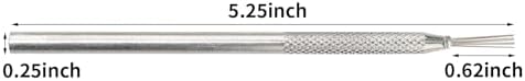 2Pack Clay Needle Tools, Wire Feather Texture Tool for Ceramic Polymer Pottery Clay Sculpting, Texturing, Modeling - Image 2