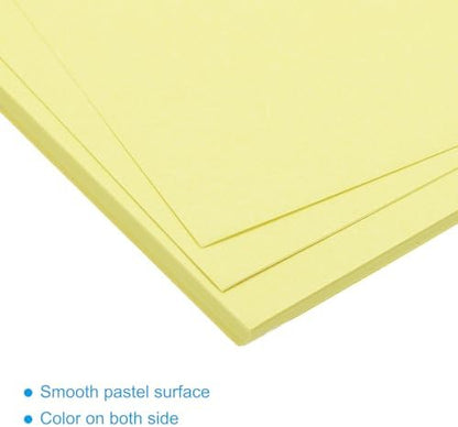 MECCANIXITY 50 Sheet Origami Paper Double Sided Cream Light Yellow 11.7 x 8.3 Inch Square Sheet for Art Craft Project, Beginners, Gifts Decor - Image 4