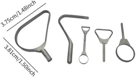 Sclmgo 5 Pieces Clay Sculpting Tools, Tungsten Steel Shaping Pottery Trimming Tools for Carving, Scraping and Creating Textures for Beginners, Adults, Students - Image 5