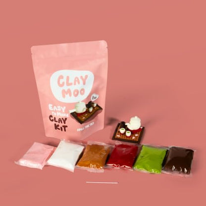 Tea Set Clay Kit – Air Dry Foam Clay Craft for Adults & Teens - Image 4