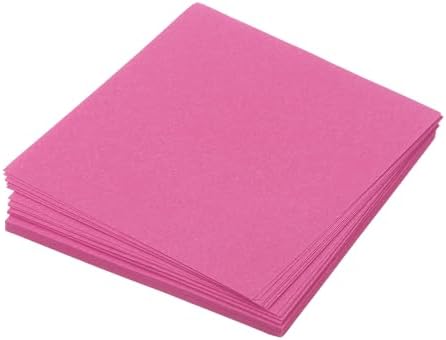 MECCANIXITY 50 Sheet Origami Paper Double Sided Rose Red 2.5x2.5 Inch Square Sheet for Art Craft Project, Beginners, Gift Decoration by MECCANIXITY