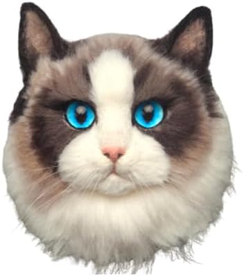 MeowPick Needle Felting Kit with Cat Head Mold, Animals Needle Felting Set, DIY Wool Felt Materials Set with Felting Tool and Instruction for Quick Needle Felting Craft (Light-Colored Ragdoll) - Image 2