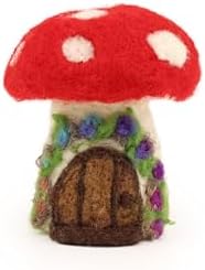 Wizardi Beginner Needle Felting Kit for Adults - Small Toadstool House. Fantasy Felting Kit 10cm Tall. Felting Tools. Wool Felting Supplies. Felt Crafts. Wool Felt. The Makerss by Wizardi