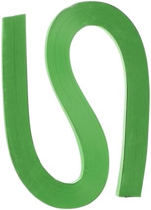PATIKIL 120pcs Quilling Strips Paper 3/8"(10mm) 54cm Origami Paper Quilling Strip for Art DIY Hand Craft Christmas, Green by PATIKIL
