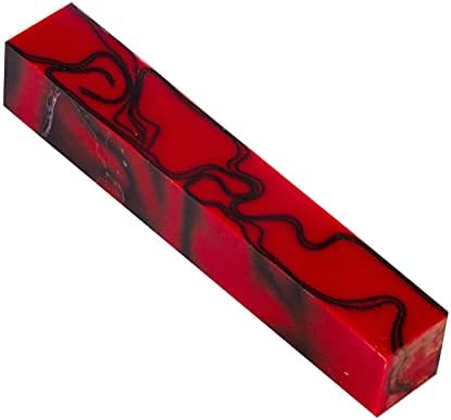 Penn State Industries WXKNA08 Kirinte Pattern Pen Blank (Red Devil) by Penn+State+Industries