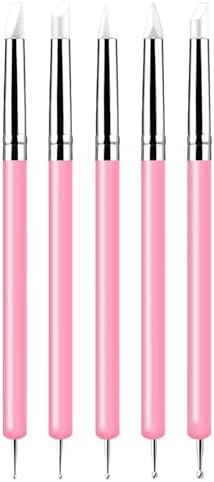 15 PCS Pink Clay Sculpting Tools Set, Professional Silicone Brushes & Dotting Tools Kit for Polymer Clay, Air Dry Clay, Pottery, Modeling & Crafting - Image 7