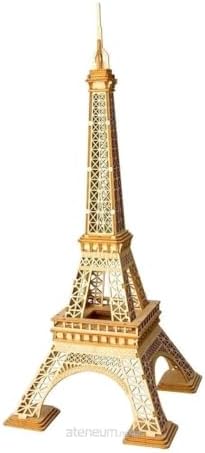 ROBOTIME Assembly Famous World Architecture Eiffel Tower Exquisite Wood Craft Kits for Kids Best Model Kits and DIY Arts Projects for Adults by ROBOTIMEBuildingThingstoLife