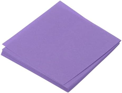 MECCANIXITY 25 Sheet Origami Paper Double Sided Deep Purple 2.5x2.5 Inch Square Sheet for Art Craft Project, Beginners, Gift Decoration by MECCANIXITY