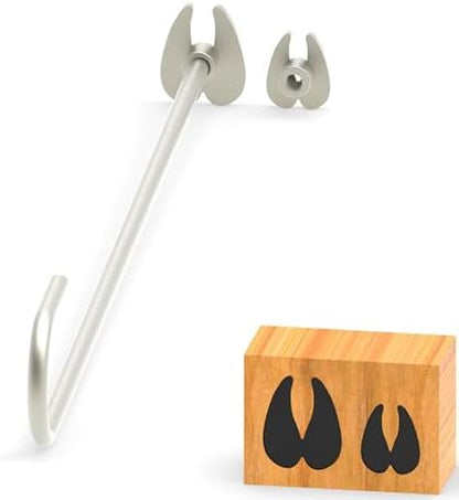 Branding Iron for Wood, Leather Branding Stamp 2Pcs Set (070#) by PKPKAUT