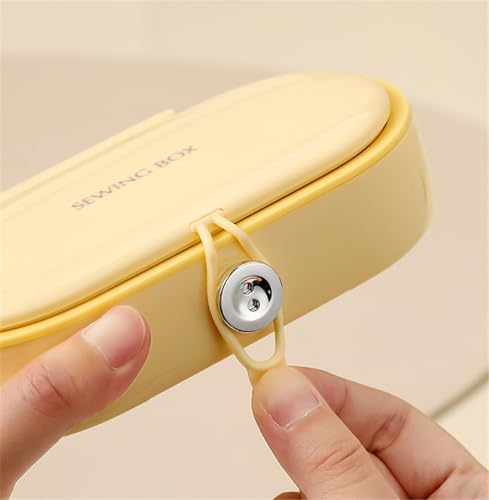 Grey White Sewing Project Kit, 140 Pcs Travel Family Sewing Supplies Repair Kit Portable Small Traveler Sewing Kit Sewing Thread Accessories DIY Sewing Supplies Organizer (White Grey) - Image 6