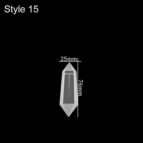 Pendulum UV Silicone Resin Molds DIY Craft Silicone Transparent Mold for Pendant Necklace Mold Jewelry Making Findings (25x76mm) - Image 2