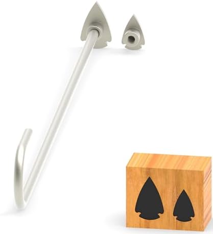 Branding Iron for Wood, Leather Branding Stamp 2Pcs Set (017#) by PKPKAUT