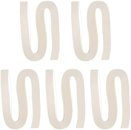 PATIKIL 600pcs Quilling Strips Paper 1/8"(3mm) 21"(54cm) Origami Paper Quilling Strip for Art DIY Hand Craft Christmas, Cream White by PATIKIL
