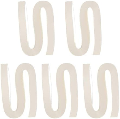 PATIKIL 600pcs Quilling Strips Paper 1/8"(3mm) 21"(54cm) Origami Paper Quilling Strip for Art DIY Hand Craft Christmas, Cream White by PATIKIL