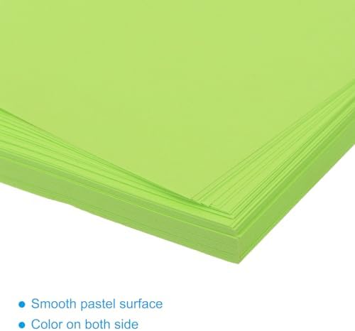 MECCANIXITY 100 Sheet Origami Paper Double Sided Fluorescent Green 2x2 Inch Square Sheet for Art Craft Project, Beginners, Gifts Decor - Image 4