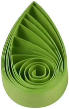 Pestal Green Tone Quilling Paper Strips 5mm Paper Quilling Stripsaer Set for Crafts Single Color Origami Paper Strips 0.2inch Paper Filigree Strips (Chartreuse Green No.37) by ODETOJOY