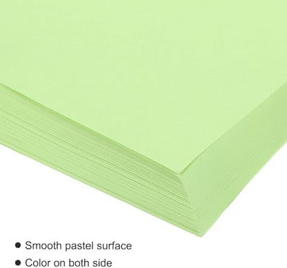 MECCANIXITY 100 Sheet Origami Paper Double Sided Light Green 8.3 x 5.8 Inch Square Sheet for Art Craft Project, Beginners, Gifts Decor - Image 4