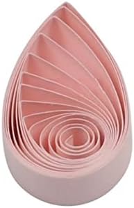 ODETOJOY Pestal Pink Tone Quilling Paper Strips 3mm Quilling Strips for Crafts Single Color Origami Paper Strips 0.12inch Paper Filigree Strips (Pale Pink No.15) by ODETOJOY