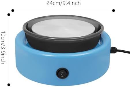 GONGDUN Mini Pottery Wheel Machine for Beginners Adults & Kids Adjustable Speed Electric Pottery Wheel with Foot Pedal Complete Clay Craft Kit DIY Projects for Home & Classroom (Blue) - Image 2