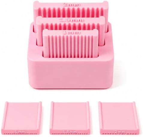 3D Print Clay Gel Ball Maker Tool,Mini Polymer Clay Bead Maker,for 3D Gel Flowers, Sphere Shaper Roller Tool for Perfect Round Beads, Earrings & Jewelry Making (1-2MM Pink) by Unknown