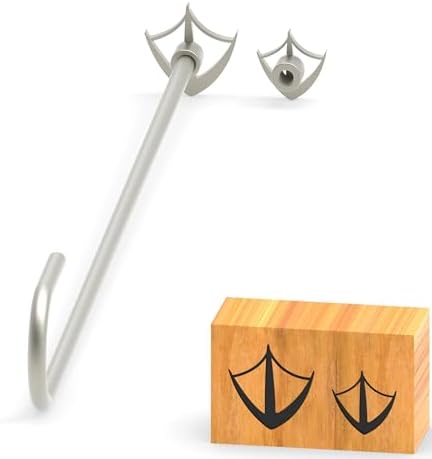 Branding Iron for Wood, Leather Branding Stamp 2Pcs Set (066#) by PKPKAUT
