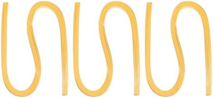 PATIKIL 180pcs Metallic Quilling Strips Paper 1cm x 54cm Origami Paper Quilling Kits for Adults Beginner Art DIY Craft Christmas, Gold Yellow by PATIKIL