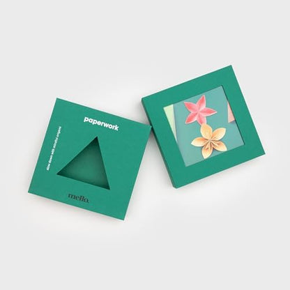 Mello - Origami Kit Paperwork | Paper Folding & Paper Flower Making Kit | Includes Origami Book | Relaxation Gifts For Women & Mindfulness Gifts For Women | Japanese - Image 6