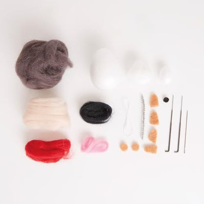 Simply Make Needle Felting Kit, Hedgehog, Needle Felting Kit with Felting Needles and Felting Wool, Ideal Needle Felting Kits for Beginners, Fun DIY Craft Kit - Image 2