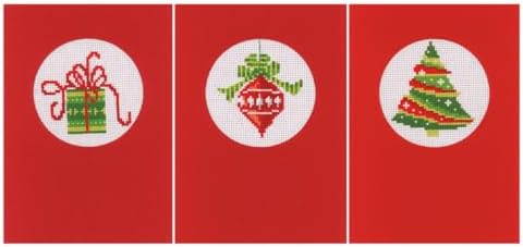 Vervaco Greeting Card kit Christmas Set of 3 by VervacoCrossStitchandCraftSets