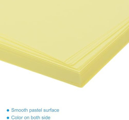 MECCANIXITY 100 Sheet Origami Paper Double Sided Light Yellow 2.5x2.5 Inch Square Sheet for Art Craft Project, Beginners, Gift Decoration - Image 4