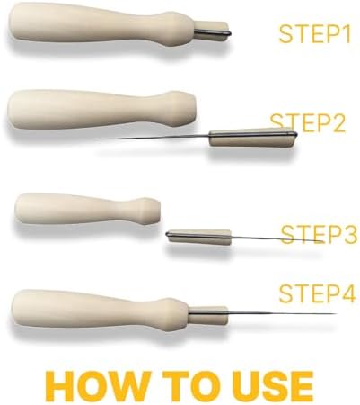 MeowPick Needle Felting Kit with Cat Head Mold, Animals Needle Felting Set, DIY Wool Felt Materials Set with Felting Tool and Instruction for Quick Needle Felting Craft (American Shorthair) - Image 2