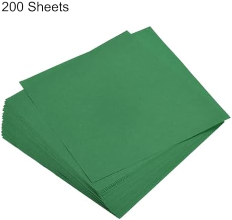 MECCANIXITY 200 Sheets 6x6 Inch(15x15cm) Origami Paper Double Sided Lime Green Square Sheet for Art Craft Project, Beginners, Gifts Decor - Image 3