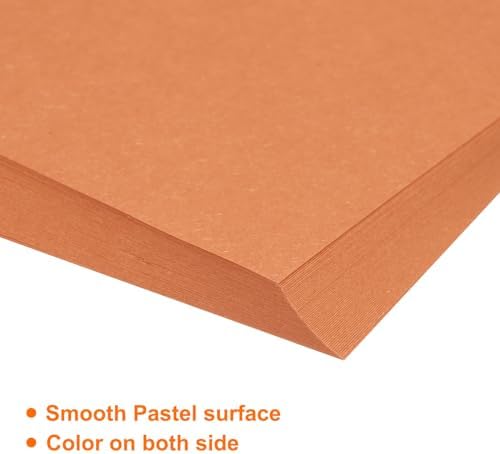 MECCANIXITY 75 Sheet Origami Paper Double Sided 6x6" Orange Red - Image 4